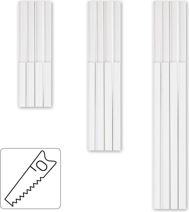 Image du produit Hama Gaine de câble en PVC, demi-ronde (Conduit, 100 cm)