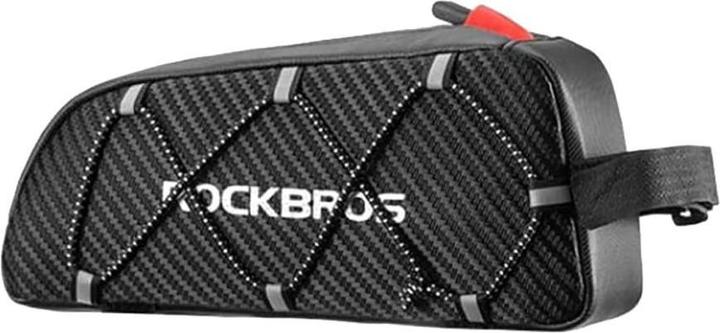 Produktbild Rockbros 039BK bicycle frame bag 1 l with braid - black (1 l, Rahmentasche)