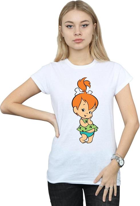 Actual product image The Flintstones Womens/Ladies Pebbles Flintstone Cotton T-Shirt (M)