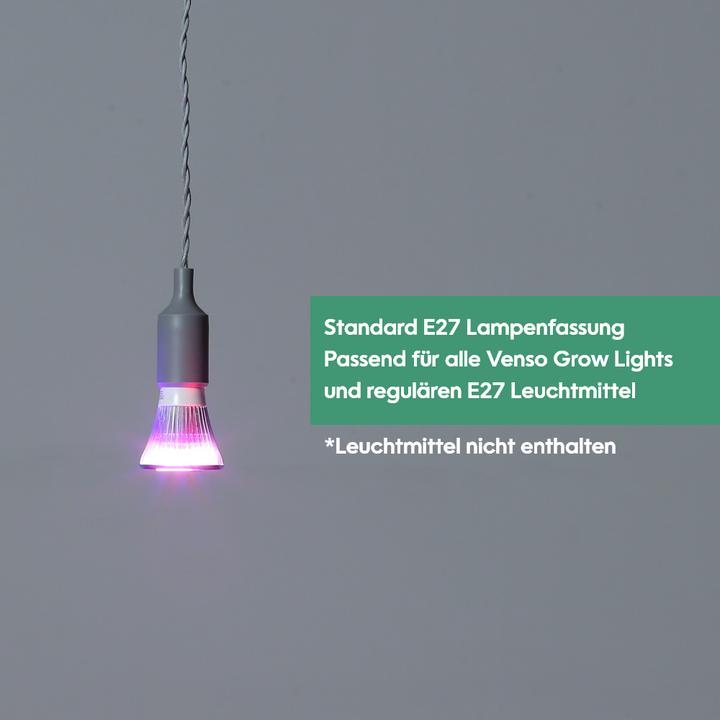 Actual product image Parus by Venso E27 lamp holder with 4m cable, improved photosynthesis and higher chlorophyll formati (LED)