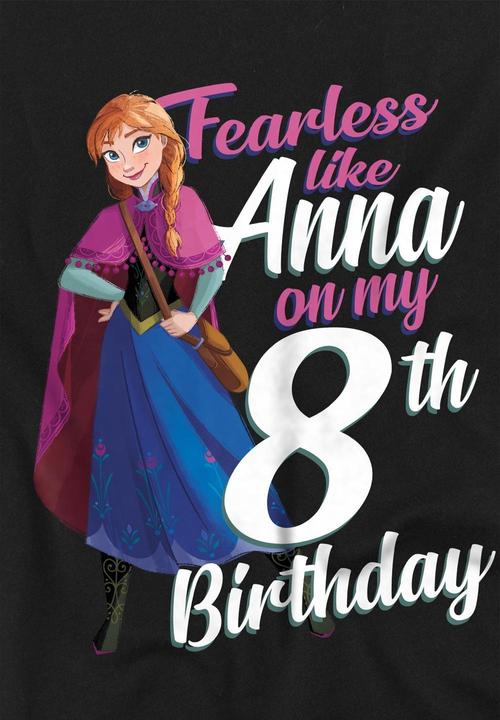 Image du produit Disney Frozen - T-shirt FEARLESS LIKE ANNA - Enfant (116)