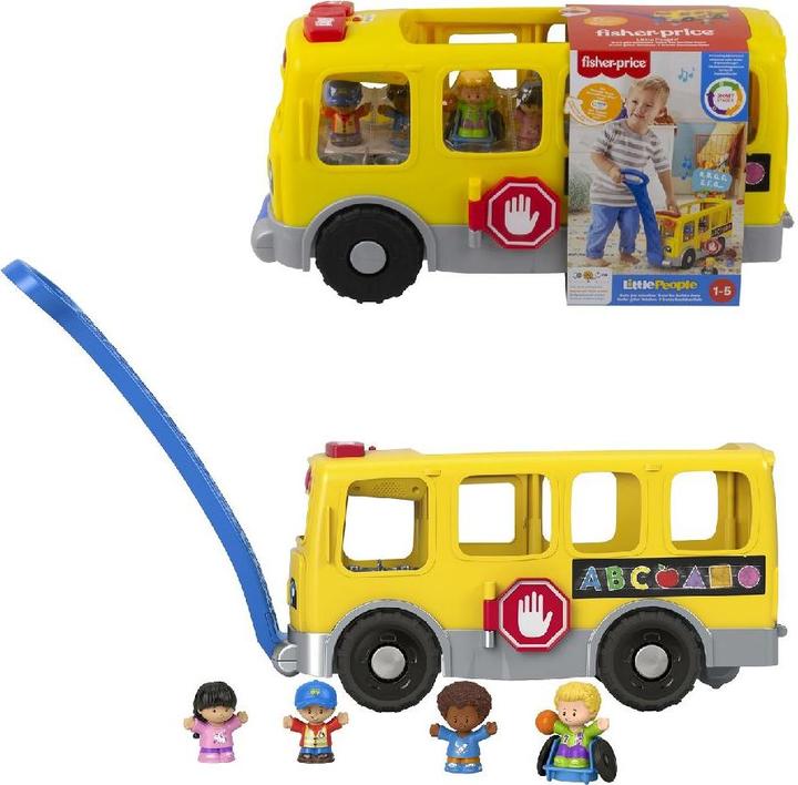 Actual product image Fisher-Price Little People Big Yellow School Bus
