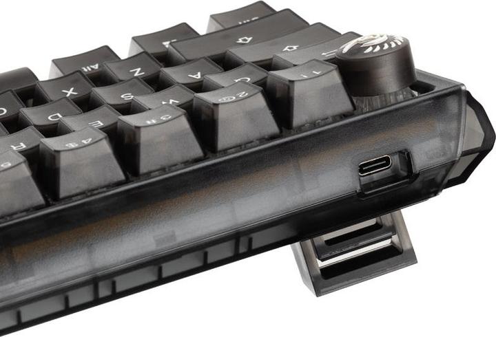 Produktbild Ducky One 3 Aura Black Mini Gaming Tastatur, RGB LED - Gateron Baby Kangaroo (US) (US, Kabelgebunden)