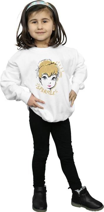 Actual product image Disney Girls Tinkerbell Sparkle Sweatshirt (152, 158)