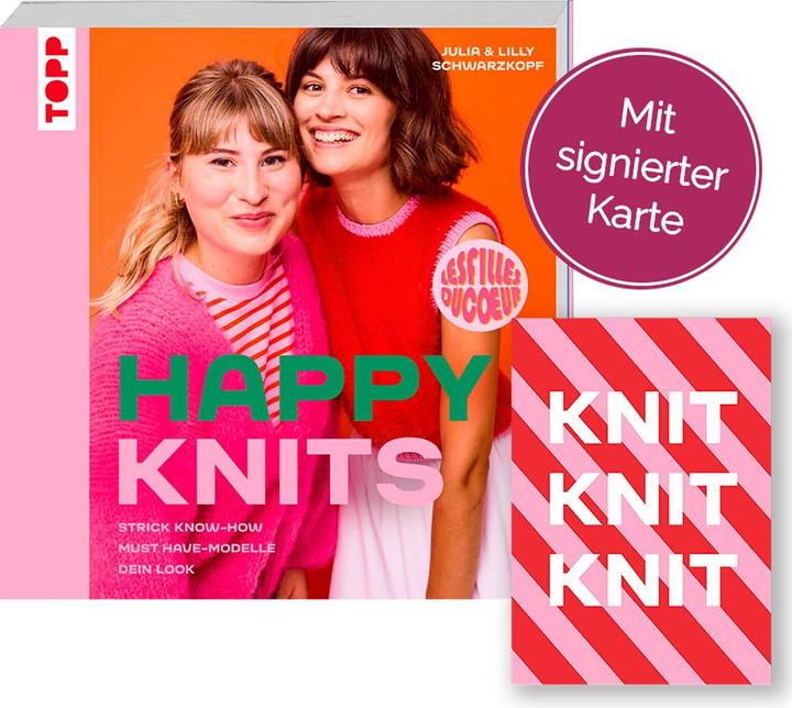 Produktbild Happy Knits (Deutsch, Lilly Schwarzkopf, Julia Schwarzkopf, 2025)