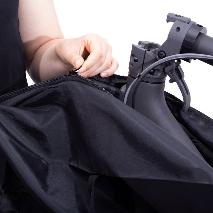 Actual product image Wozinsky Waterproof Scooter Cover Scooter Bag Black (WSB5BK)