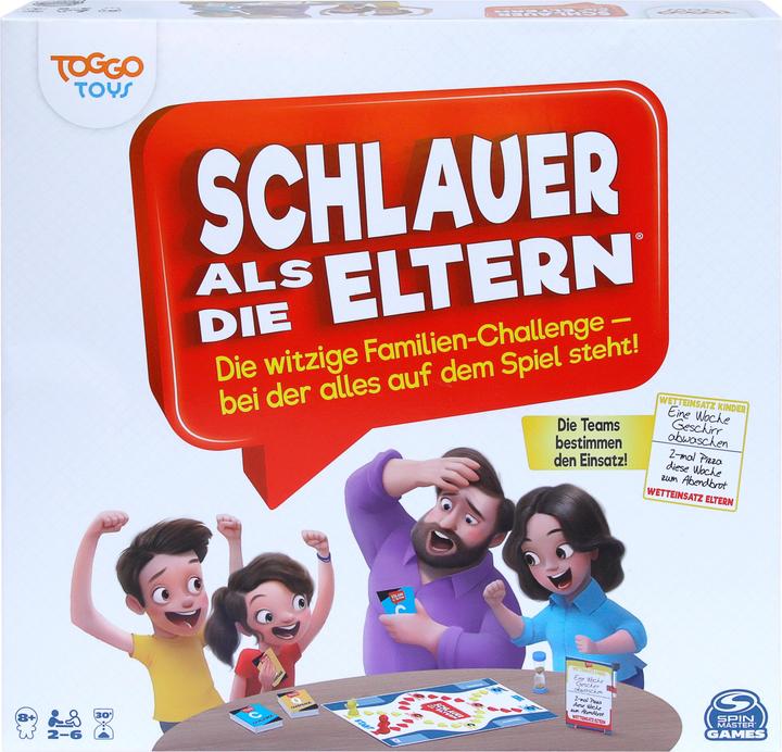 Image du produit Spin Master Games - Plus malin que les parents, jeu de quiz et d'action amusant où les enfants affrontent les (Allemand)