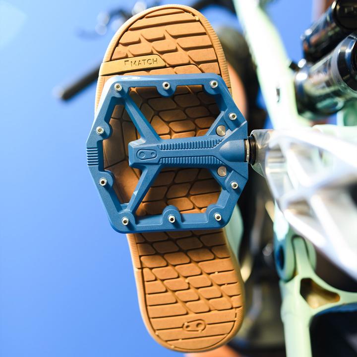 Actual product image Crankbrothers Pedal Stamp 1 large red Gen 2