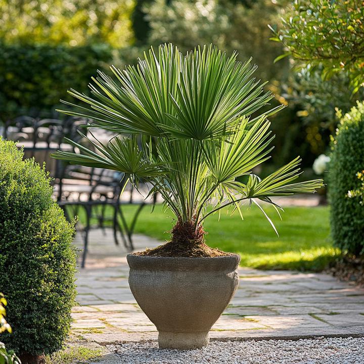 Image du produit Plant in a Box Chamaerops Humilis - Zwergpalme (50 cm)