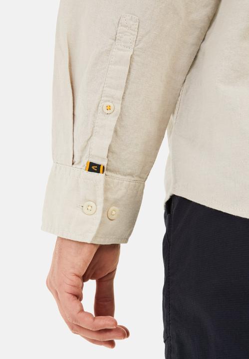Image du produit Camel Active Langarm-Leinenhemd mit Soft-Wash-Veredelung (XL)