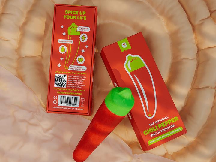 Actual product image Emojibator Chilli Pepper vibrator