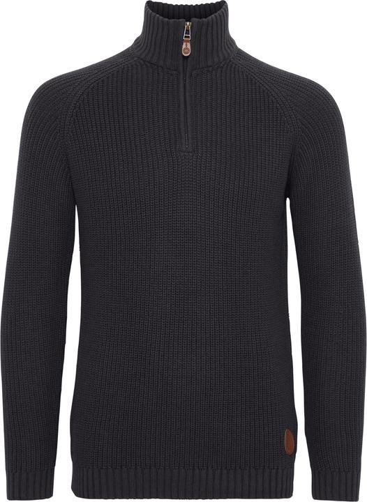 Actual product image Solid Xenox Men's Jumper Chunky Knit Pullover Troyer Made Of 100% Cotton (L)