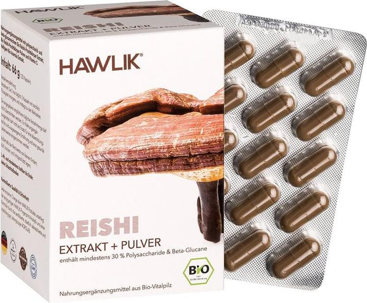 Immagine prodotto Hawlik Estratto di Reishi + capsula di polvere (120 Pezzo/i, Pillole, 109 g)