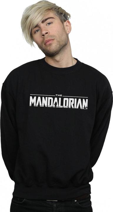 Actual product image Star Wars Mens The Mandalorian Logo Sweatshirt (5XL)