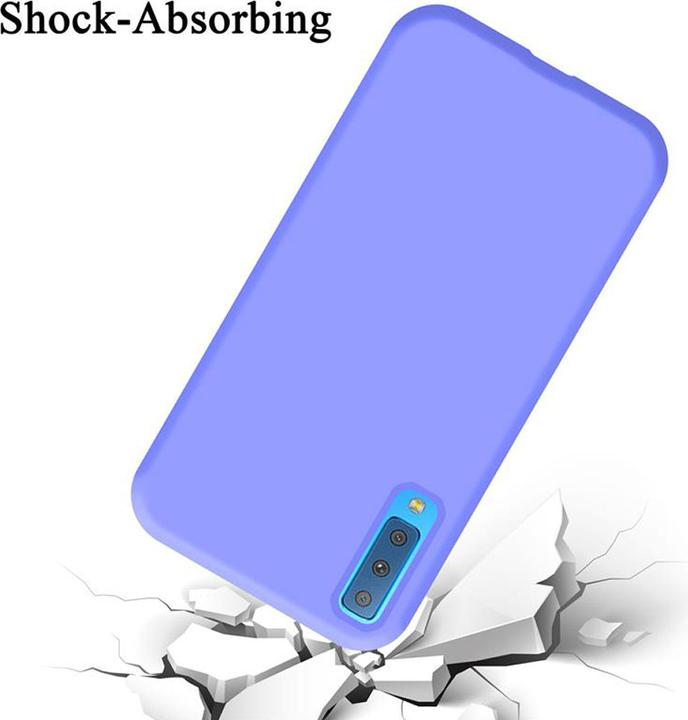 Actual product image Cadorabo TPU Liquid Silicone Case Cover (Samsung Galaxy A7 (2018))