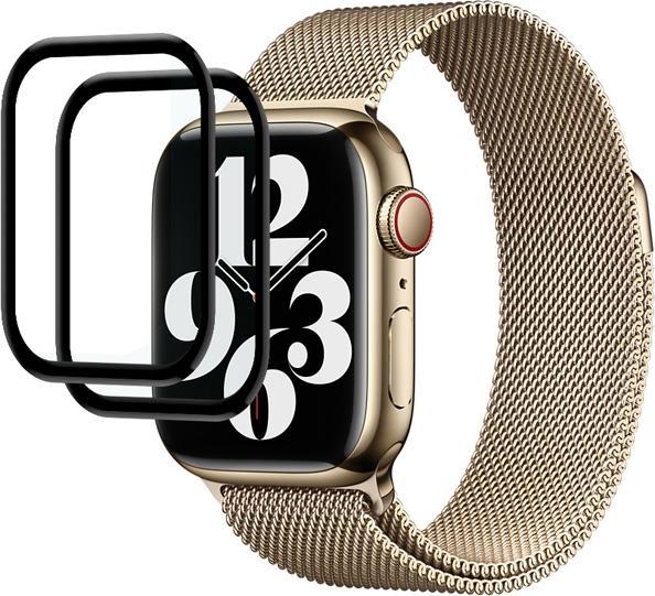 Image du produit EKO Lot de deux films de protection d'écran pour Apple Watch 41mm en verre trempé et thermoformé
