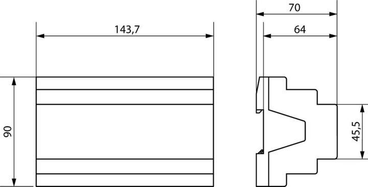 Produktbild Theben DM 8-2 T KNX (Dimmaktor)