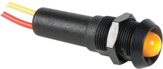 Immagine prodotto Velleman Lampada Di Segnalazione A LED 24 V Giallo - Alloggiamento Nero