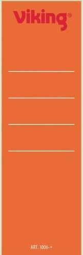 Image du produit Viking Étiquettes dos de classeur Rouge 10 pcs papier