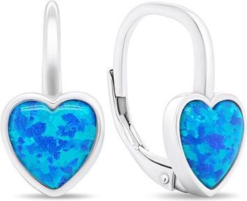 Produktbild Brilio Silver - Romantic silver earrings with synthetic opals EA388WB