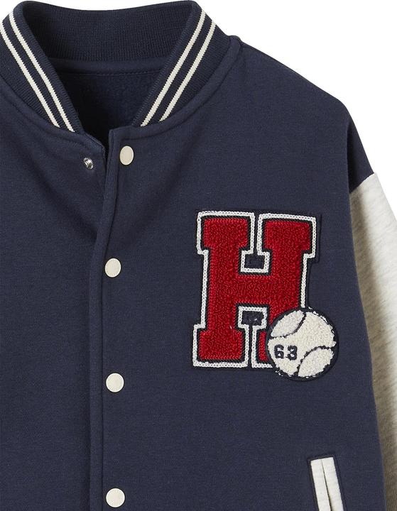 Image du produit Vertbaudet Jungen College-Sweatjacke mit Aufnäher Oeko-Tex (92)