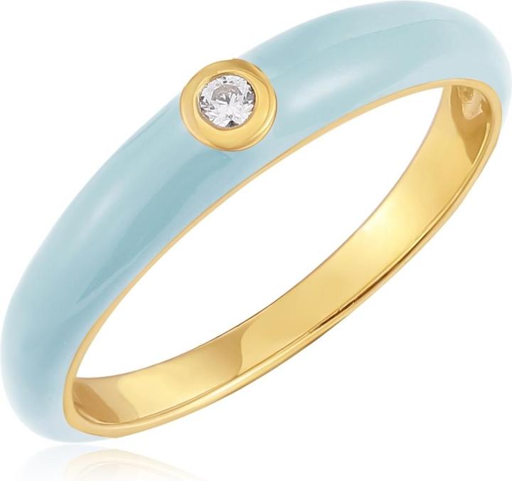 Image du produit Glanzstücke München Femmes argent sterling zirconium or jaune - 33858 (60, Argent 925)