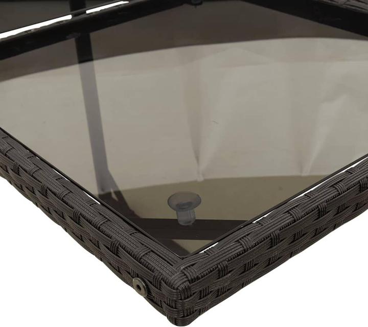 Produktbild VidaXL Gartenmöbel Essgruppe Gartengarnitur Sitzgruppe 17tlg Schwarz Poly Rattan (330 cm)