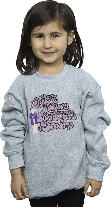 Produktbild Willy Wonka & the Chocolate Factory Dreamers Text Sweatshirt Mädchen (104)