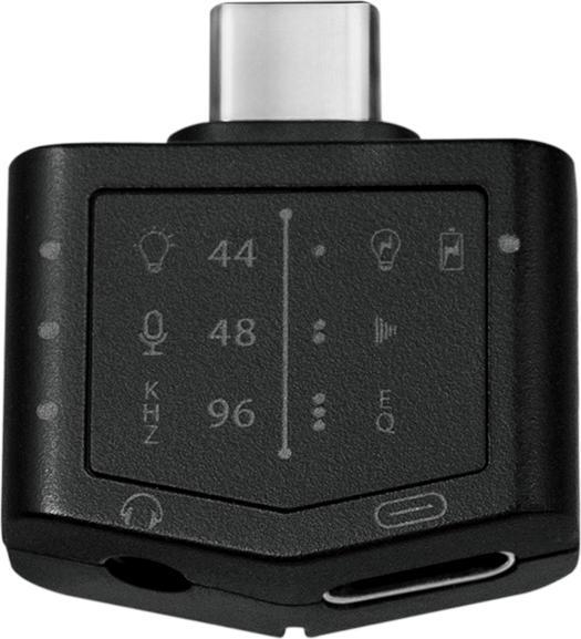 Produktbild LogiLink Audio Adapter m. EQ, 2xUSB-C -> /F,96kHz w/PD (Klinkenadapter)