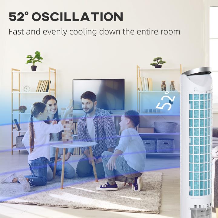 Produktbild Homcom Luftkühler mit Eisboxen, mit Griff, mit Fernbedienung
