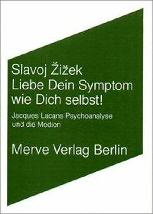 Actual product image Liebe Dein Symptom wie Dich selbst! (German, Slavoj Žižek, Thomas Hübel, 1991)