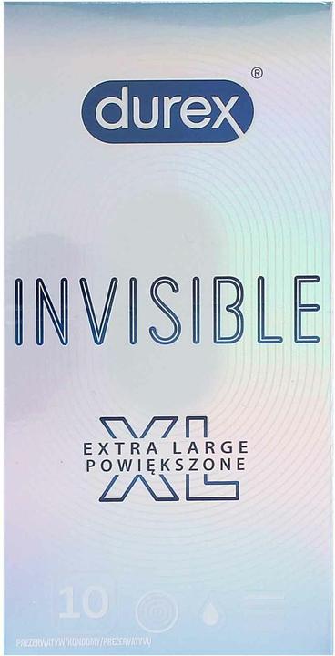 Productafbeelding Durex Invisible Extra Grote Condooms Vergroot 10Pcs (10 Pcs.)