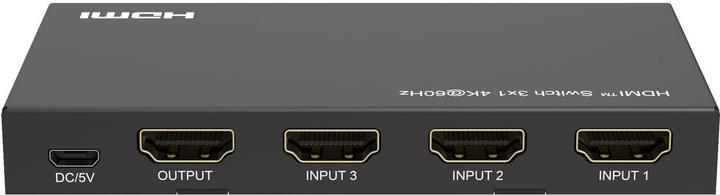 Immagine prodotto MicroConnect Switch HDMI 4K@60Hz 3x1, HDCP