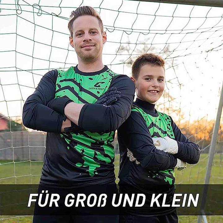 Actual product image Catch & Keep Jersey Kids Adult Keeper Shirt Football Jersey Goalkeeper Jersey Football Top (M)