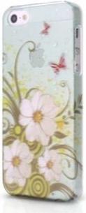 Image du produit Ultra Case Etui en verre trempé pour iPhone 5/5S/SE Design fleuri (Apple iPhone 5, Apple iPhone 5s, Apple iPhone SE)