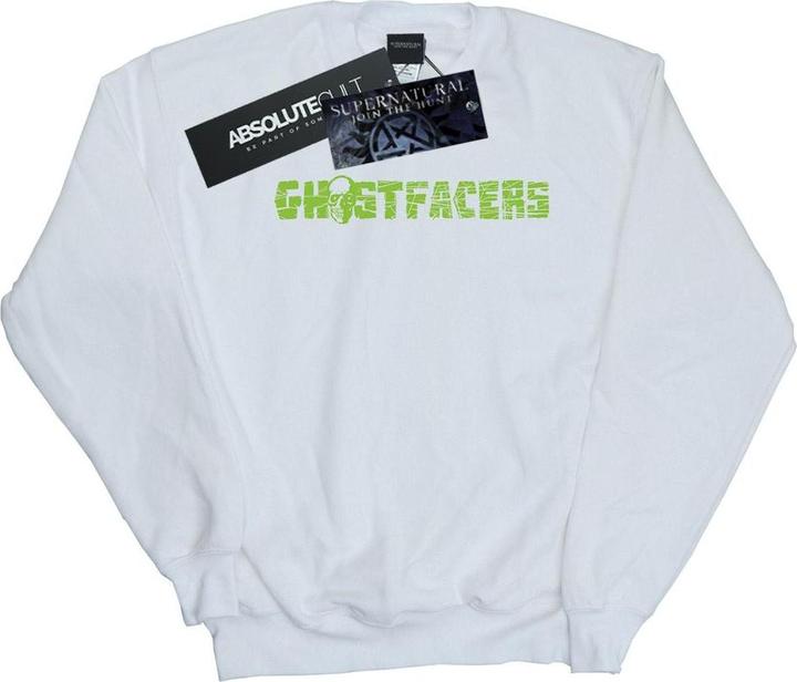 Actual product image Supernatural Womens/Ladies Ghostfacers Logo Sweatshirt (L)