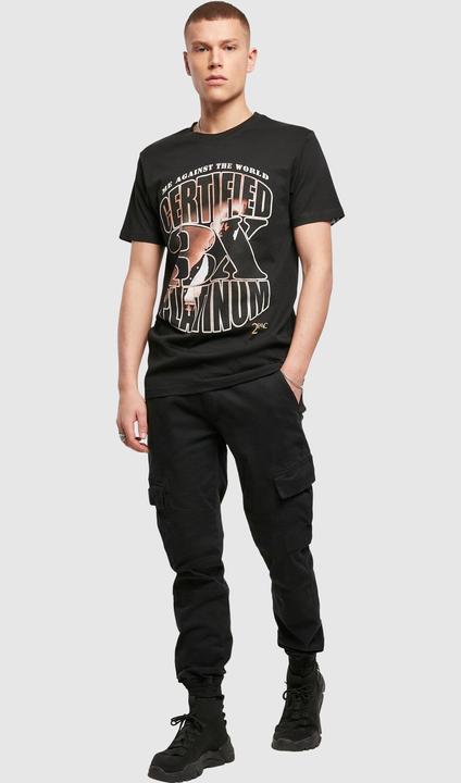 Actual product image MT Tupac Me Against the World Platinium Tee (S)