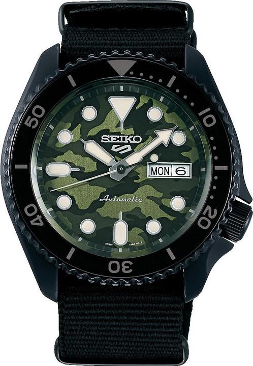 Actual product image Seiko 5 Sports Automatic (Analogue wristwatch, 43 mm)