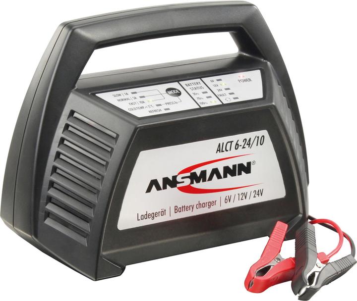 Actual product image Ansmann Automatic charger ALCT 624/10 (6V, 12V, 24V, 10 A)