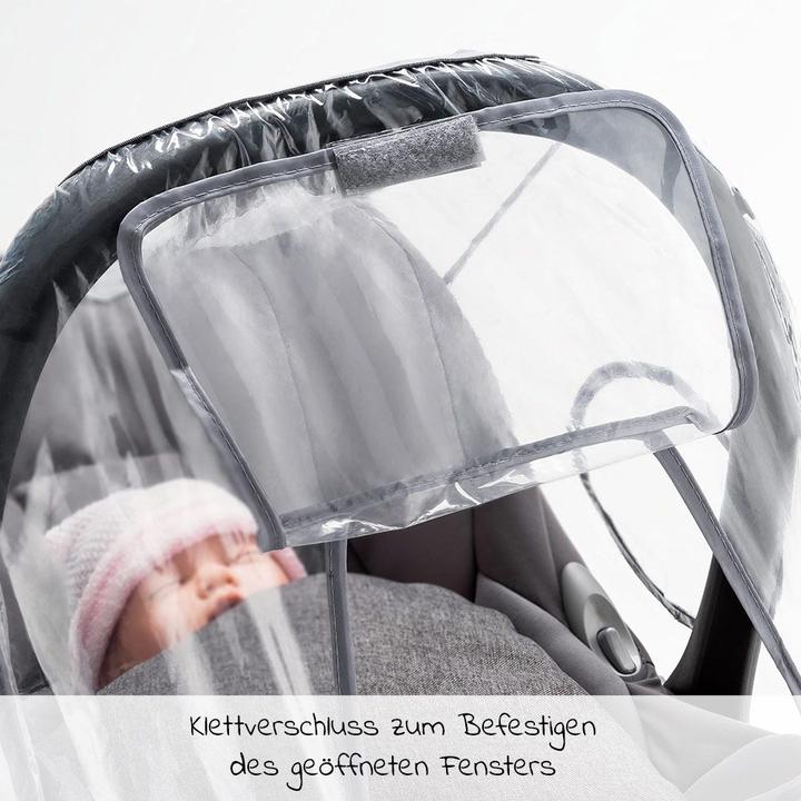 Actual product image Zamboo Raincover & insect screen baby car seat Universal raincover for baby car seat (e.g. Maxi-Cosi