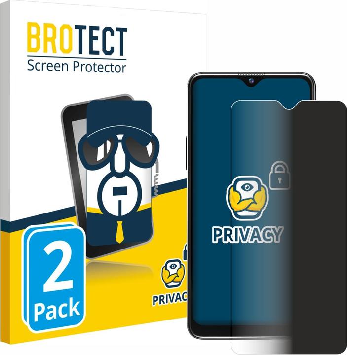 Productafbeelding BROTECT Sichtschutzfolie Anti-Spy Privacy Folie Blaulicht-Schutz (2 Stuk, Oppo A80)