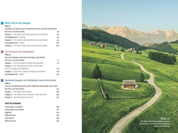 Immagine prodotto Roadtrips - Südtirol (Tedesco, Manuela Blisse, Uwe Lehmann, 2023)