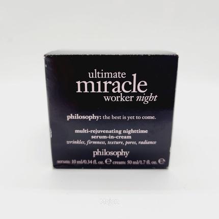 Produktbild philosophy Philosophy Ultimate Miracle Worker Night Cream & Serum 1.7 fl oz Brand New (60 ml)