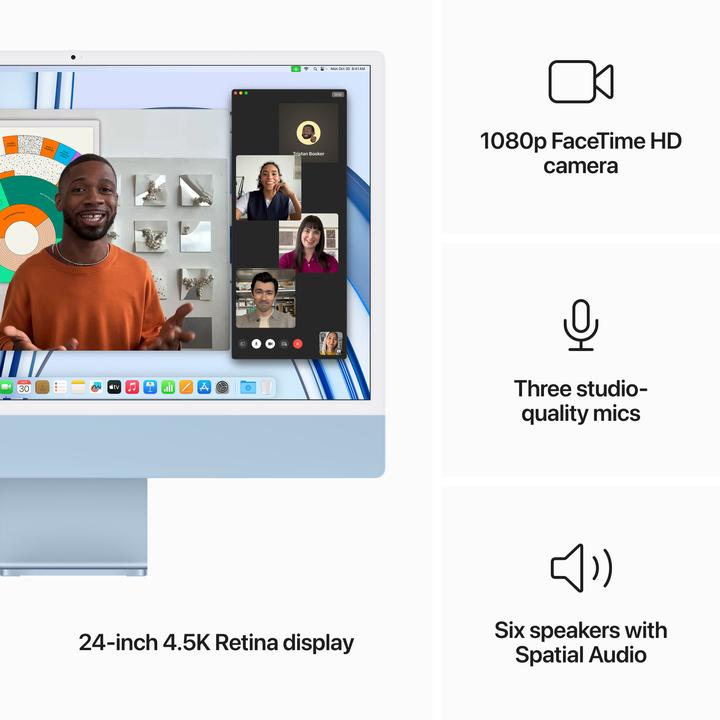 Produktbild Apple iMac 2023 (M3, 8 GB, 256 GB)