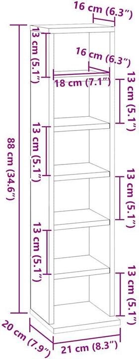 Image du produit VidaXL CD-Schrank