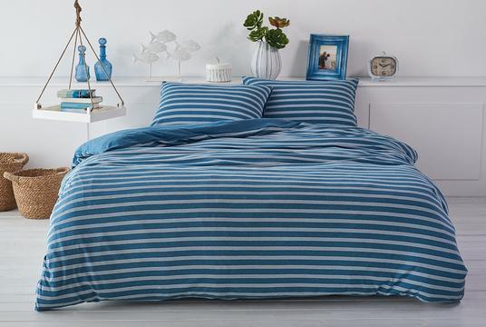 Actual product image Living Home Melange Jersey Double Face (Bedding set, 140 x 200 cm, 70 x 90 cm)