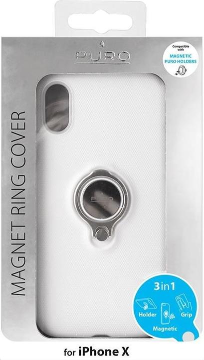 Image du produit Puro Couverture Anneau magnétique - Apple IPhone X - Xs (Apple iPhone X)