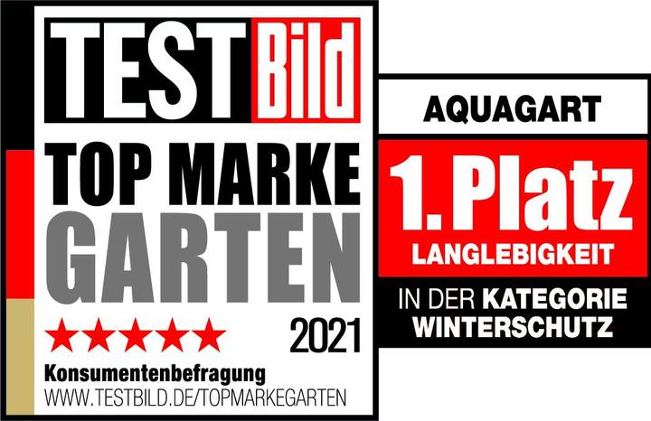 Actual product image Aquagart 135m² Winterschutzvlies Wintervlies Frostschutzvlies 80g 1,8m breit