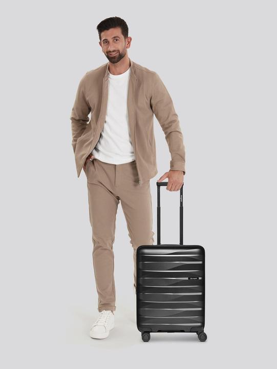 Actual product image Bergpfeil Travel 4-wheel cabin trolley S 55 cm with expansion pleat (44 l, Hand luggage (up to 50 litres))