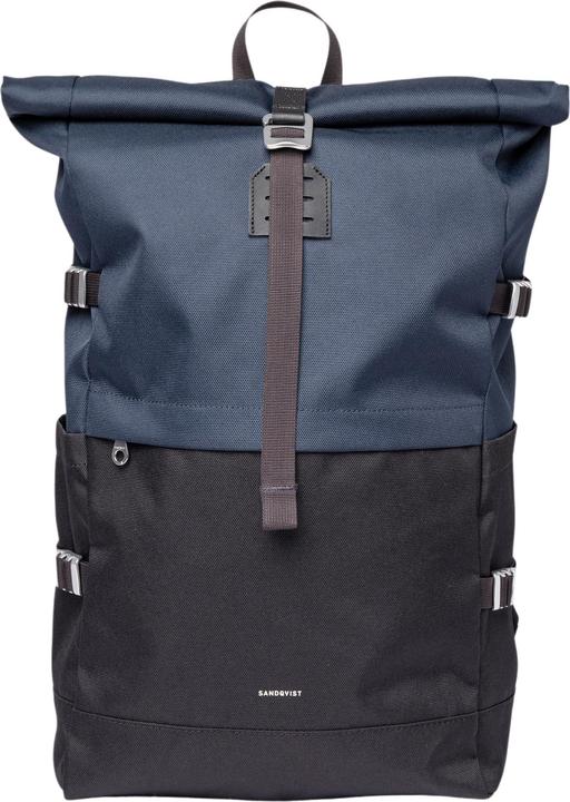 Navy with Black Leather, Multi Black